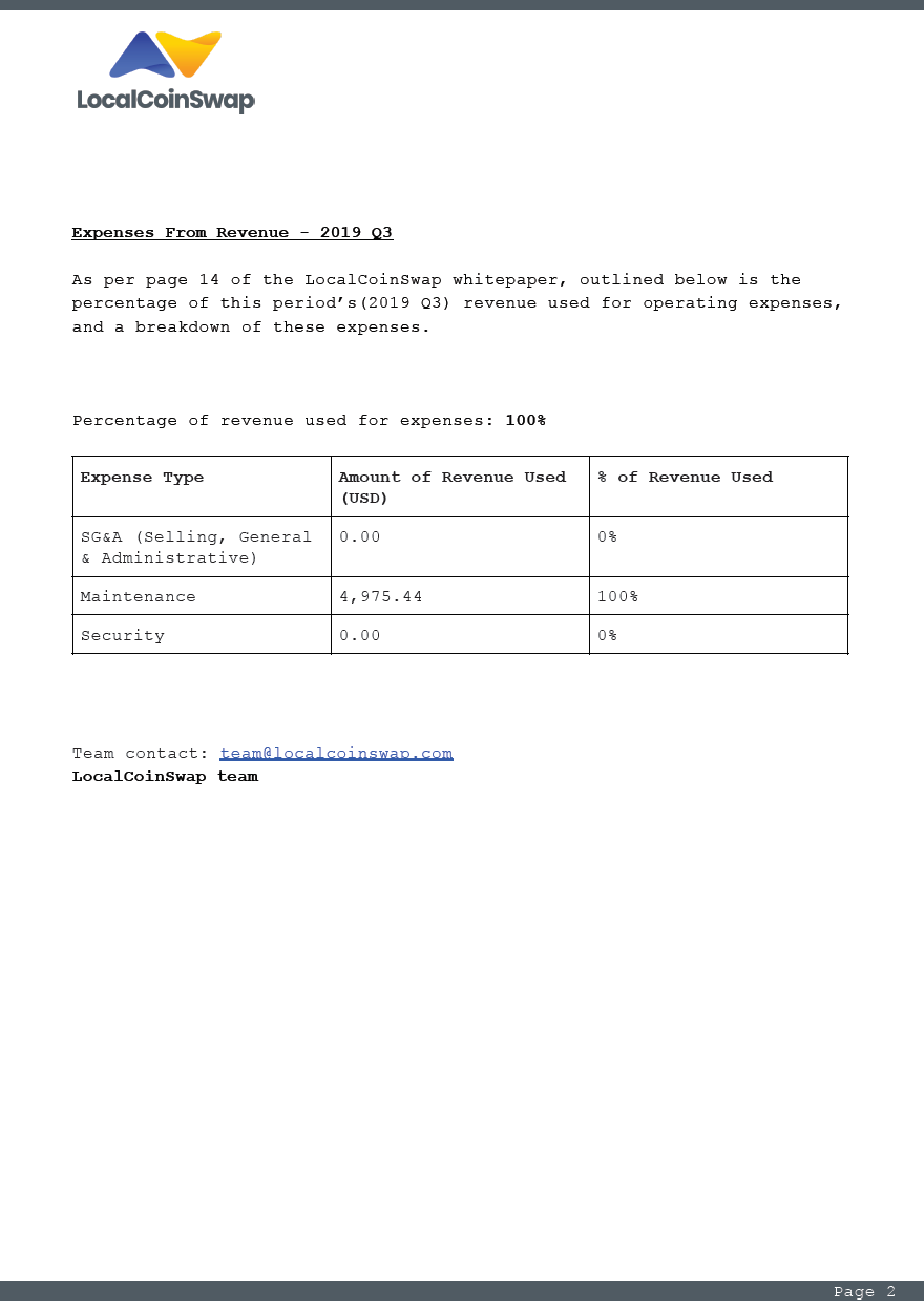 2019 Q3 revenue announcement page 2