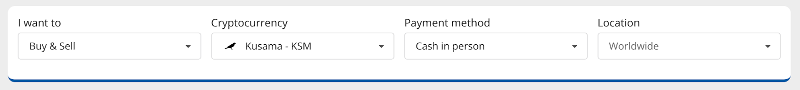 getting started buying KSM with cash