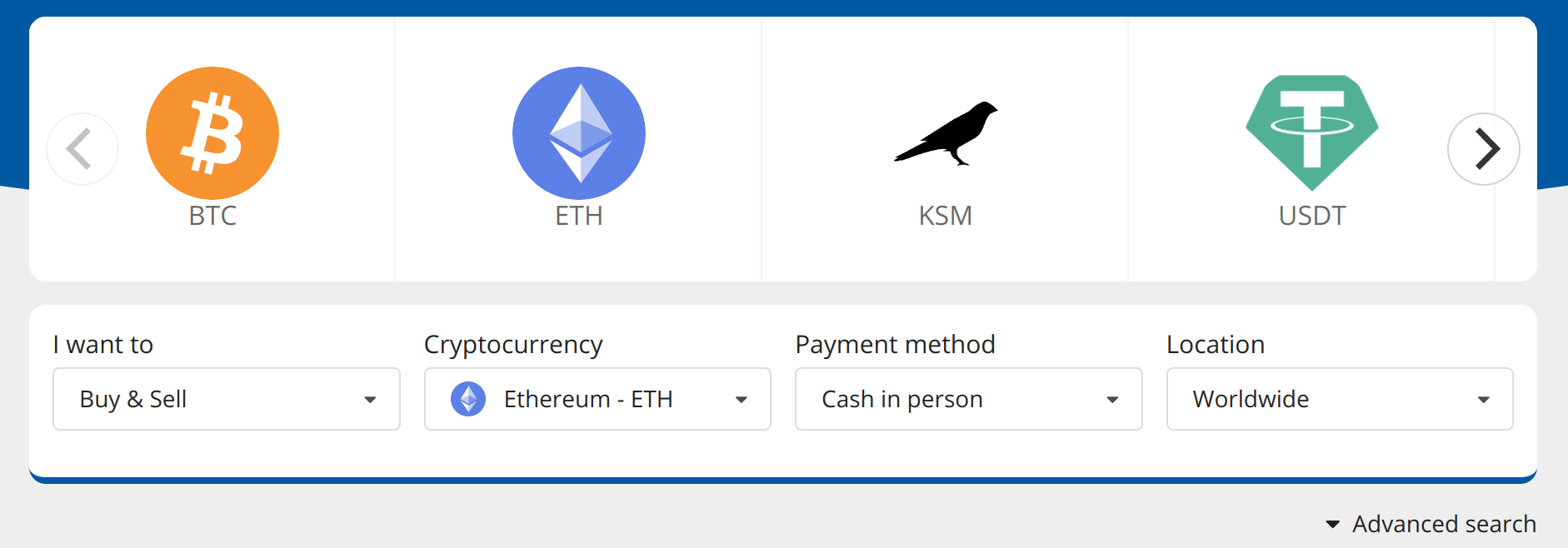 finding traders that accept cash to buy ethereum